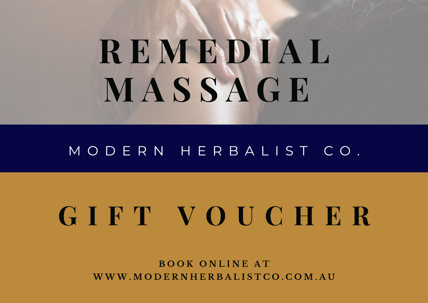 Remedial Massage Gift Card