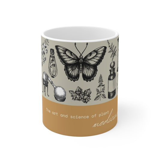 Botanical Herbalist Ceramic Cups