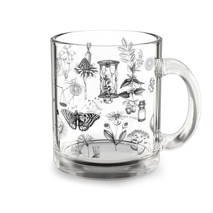 Botanical Glass Mug | Future is Botanical Design | Perfect Gift for Nature Lovers