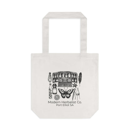 Herbalist's Cotton Tote Bag - Eco-Friendly Reusable Canvas Bag for Nature Lovers