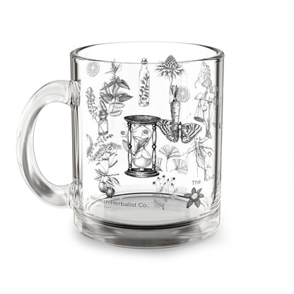 Botanical Glass Mug | Future is Botanical Design | Perfect Gift for Nature Lovers